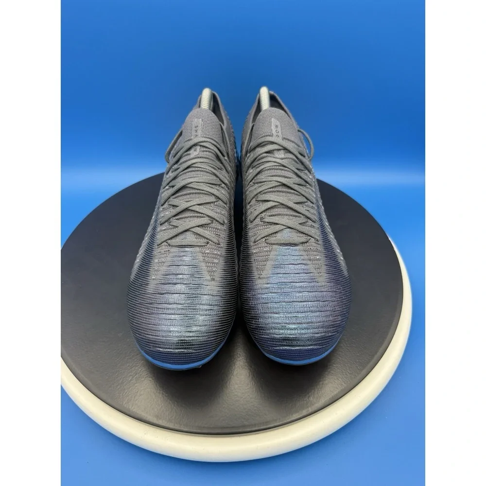 Under Armour Shadow Elite 3‎ FG Men's Size 8 Gray Blue Soccer Cleats 3028288-026